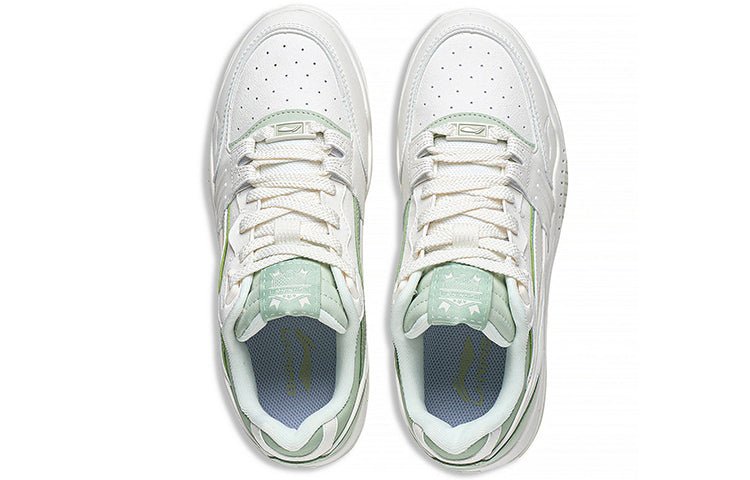 (WMNS) Li-Ning Moon White 'White Green' AGCS252-8 - Image 4