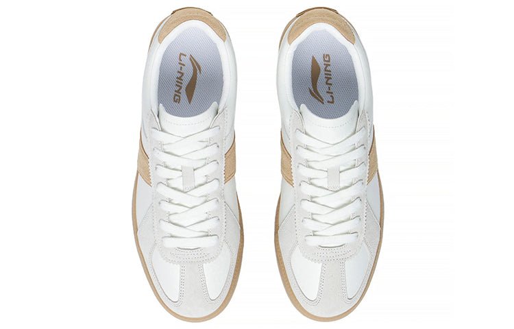 (WMNS) Li-Ning Skateboarding Low 'White Khaki' AGCS290-4 - Image 4