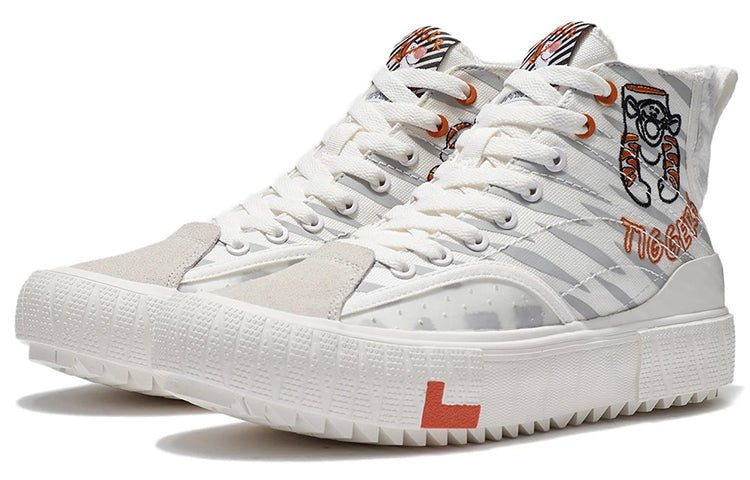 (WMNS) Li-Ning Classic Canvas Hi x Disney Tigger 'White' AGCS334-1 - Image 3
