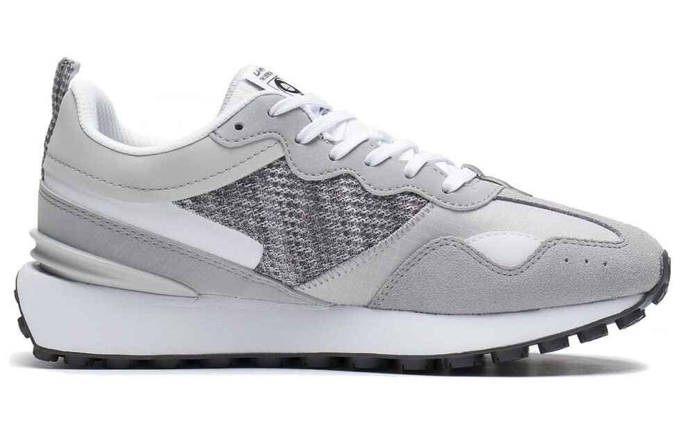 (WMNS) Li-Ning Cosmos Classic 'Grey White' AGCS350-1 - Image 2