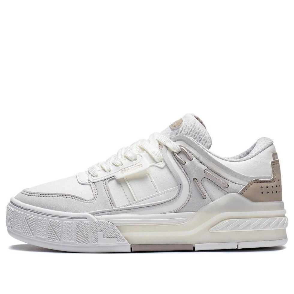 (WMNS) Li-Ning Dawn 'White Grey' AGCS354-1