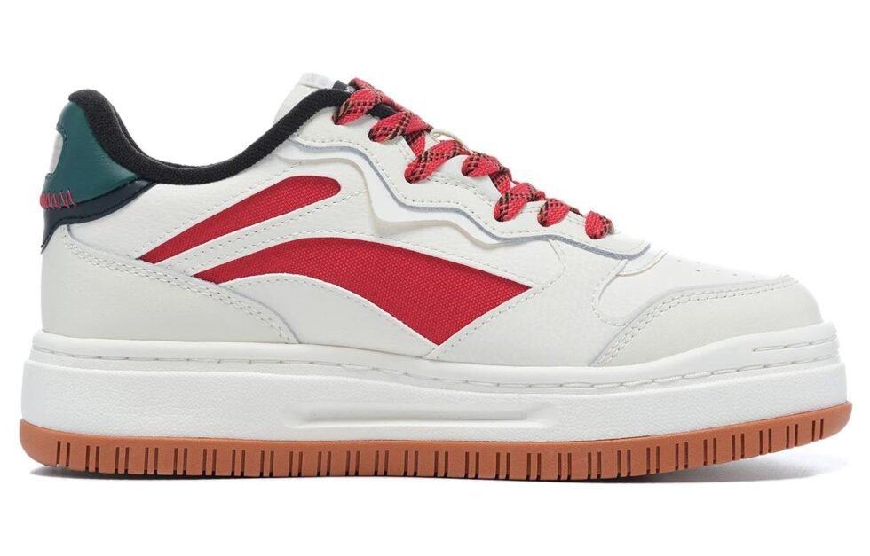 (WMNS) Li-Ning Future C1 'White Red Green' AGCT028-11 - Image 2