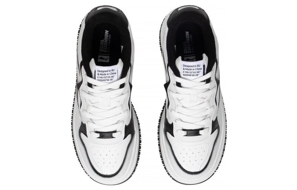 (WMNS) Li-Ning Future C1 'White Black' AGCT028-6 - Image 4