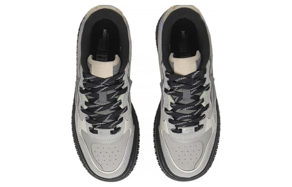 (WMNS) Li-Ning Future C1 'Grey Black' AGCT028-8 - Image 4