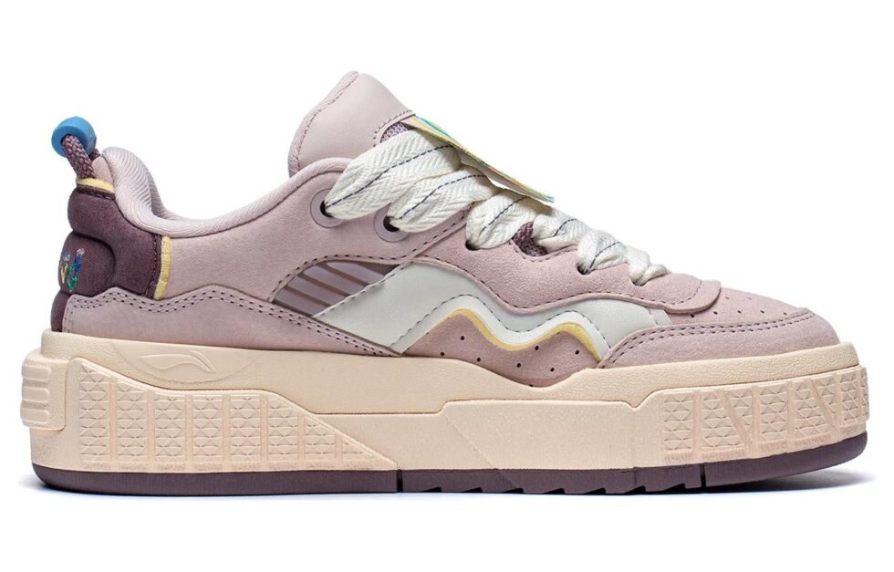 (WMNS) Li-Ning 001 Unblock 'Purple White' AGCT096-3 - Image 2