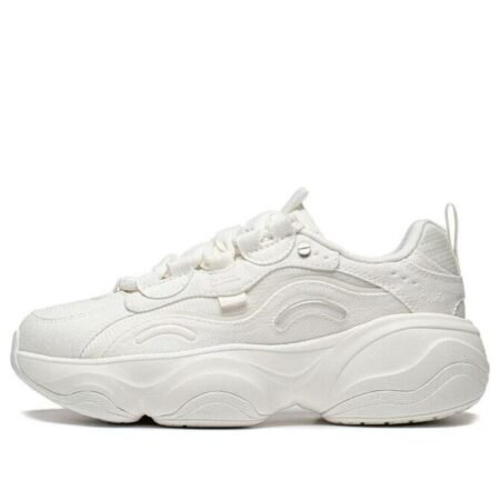 (WMNS) Li-Ning Mia Retro Dad Shoes 'White' AGCT126-1