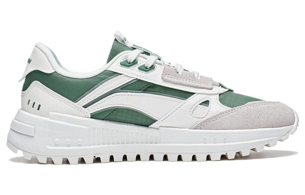 (WMNS) Li-Ning ChengFeng 2.0 'White Grey Green' AGCT156-6 - Image 2