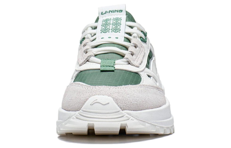 (WMNS) Li-Ning ChengFeng 2.0 'White Grey Green' AGCT156-6 - Image 5