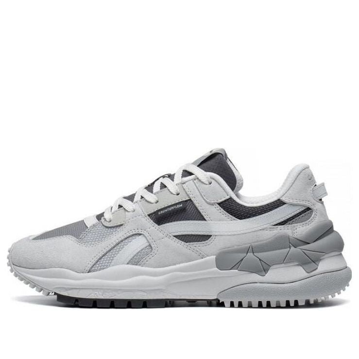 (WMNS) Li-Ning ChengFeng Sport Sneakers 'Grey Black' AGCT172-3