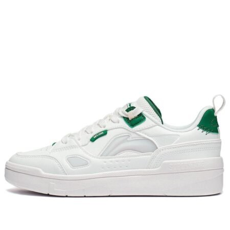 (WMNS) Li-Ning Common 80s 'White Grey Green' AGCT228-1