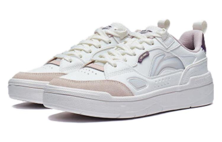 (WMNS) Li-Ning COMMON 80s 'White Grey' AGCT228-2 - Image 3