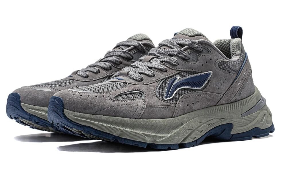 (WMNS) Li-Ning Beichen 'Grey Blue' AGCT426-5 - Image 3