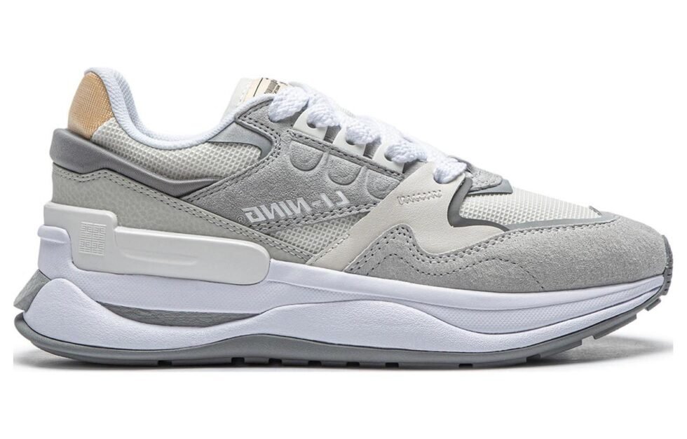 (WMNS) Li-Ning 001 Chuxin V2 'Grey White' AGCT502-4 - Image 3
