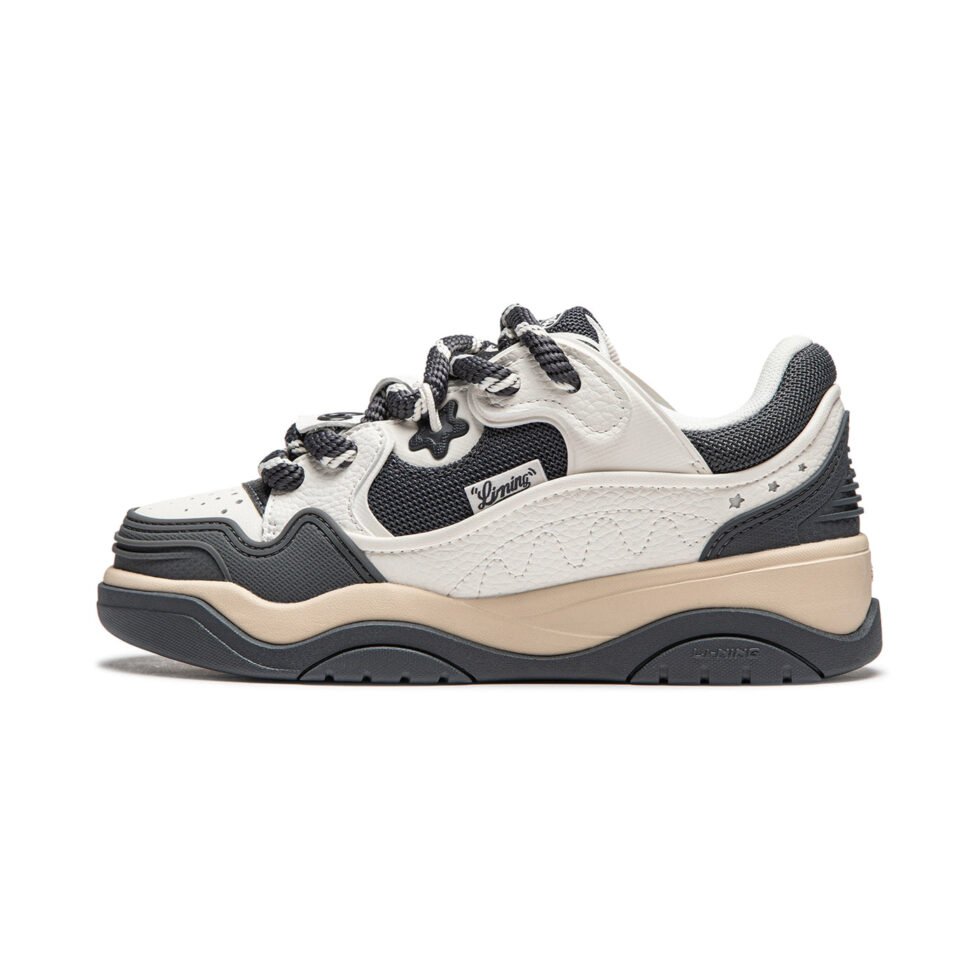 (WMNS) Li-Ning Journey 2.0 'White Black Beige' AGCU092-7 - Image 2
