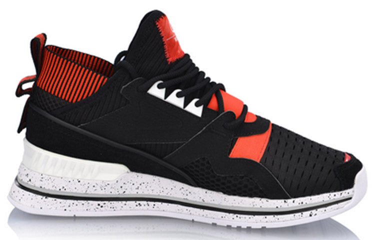 (WMNS) Li-Ning 001 T1000 No Boundry Mid 'Black Red' AGLP012-1 - Image 2