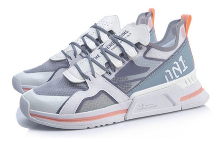 (WMNS) Li-Ning 001 T1000 Low 'White Grey' AGLP022-2 - Image 3
