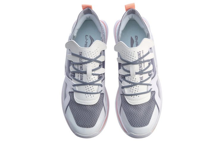 (WMNS) Li-Ning 001 T1000 Low 'White Grey' AGLP022-2 - Image 4