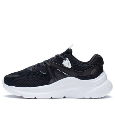(WMNS) Li-Ning Floating Cloud 'Black White' AGLS020-1