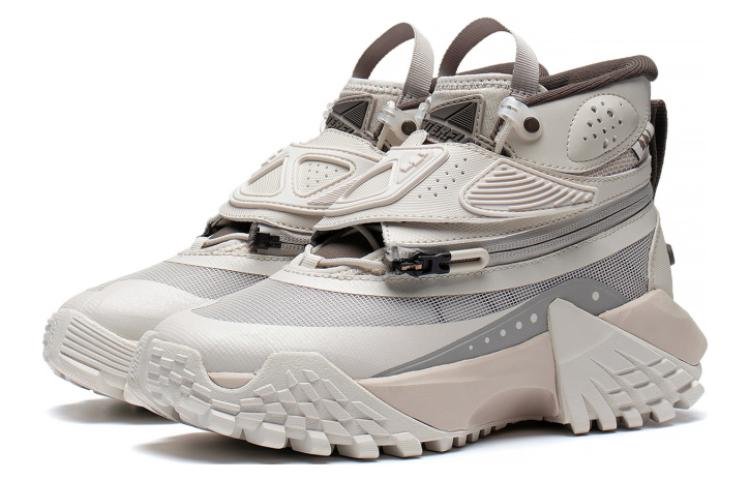 (WMNS) Li-Ning Counterflow Linchuan Dream Pursuit High Top 'Beige Grey' AGLS152-1 - Image 3