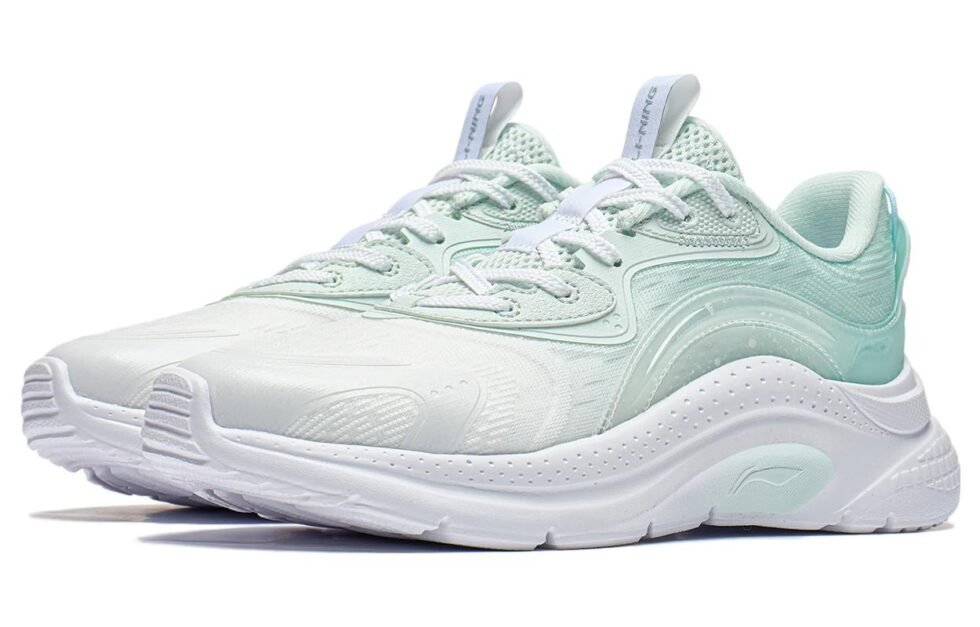 (WMNS) Li-Ning Floating Cloud 'White Light Green' AGLT030-2 - Image 3