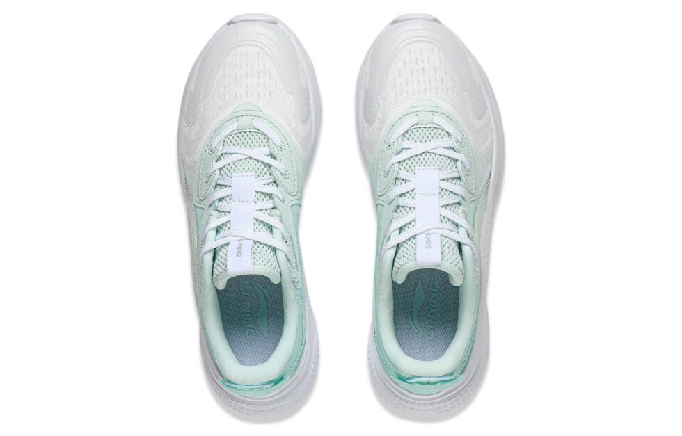(WMNS) Li-Ning Floating Cloud 'White Light Green' AGLT030-2 - Image 4