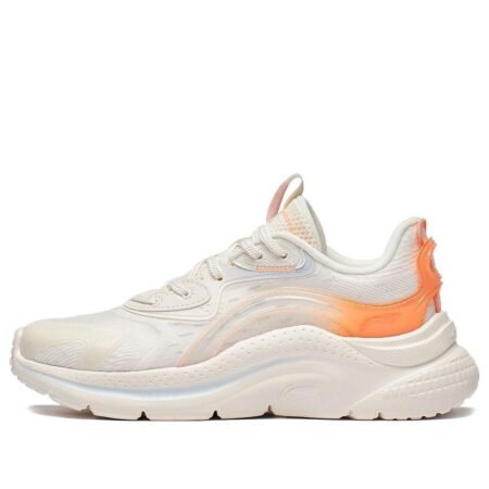 (WMNS) Li-Ning Floating Cloud 'White Orange' AGLT030-4