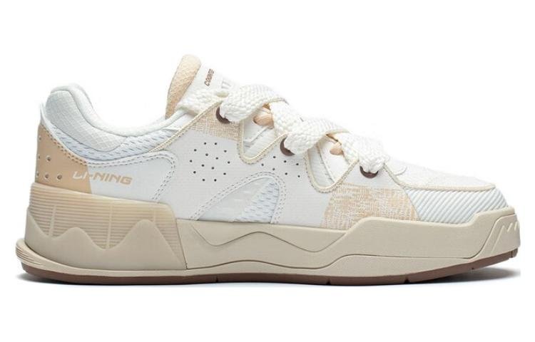 (WMNS) Li-Ning CF Flash Star 2.0 'White Light Brown' AGLT088-2 - Image 2