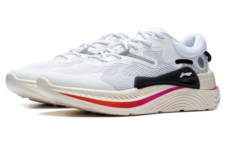 Li-Ning Spark Lite 'White Grey Red' AGLT101-4 - Image 3