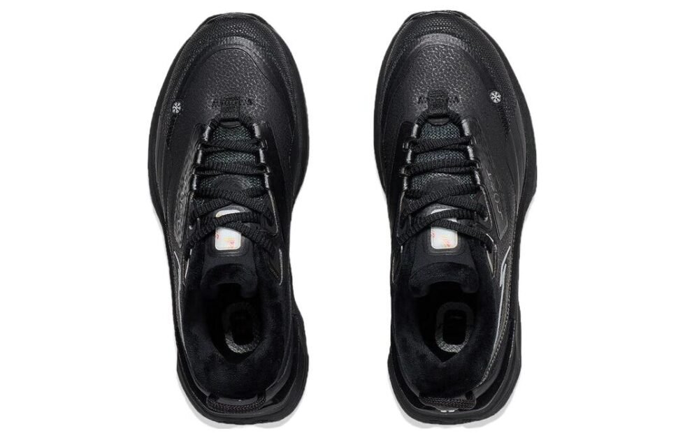 (WMNS) Li-Ning Soft Warm Fleece 'Black Silver' AGLT124-1 - Image 4