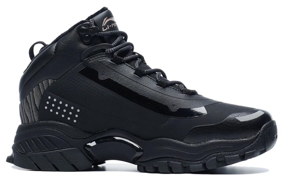 (WMNS) Li-Ning Conqueror Lite Winter Warm Fleece 'Black' AGLT184-1 - Image 2