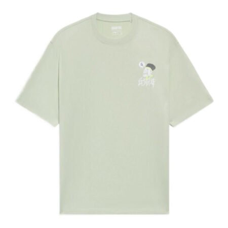 Li-Ning BadFive Graphic T-shirt 'Pale Moss Green' AHSS373-3