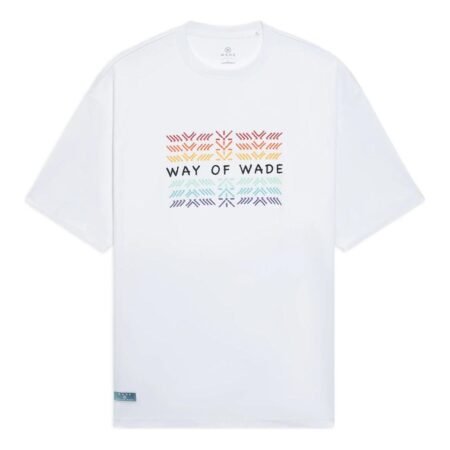 Li-Ning Way Of Wade Graphic Loose Fit T-shirt 'White' AHSS431-2