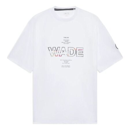 Li-Ning Way Of Wade Graphic Loose Fit T-shirt 'White' AHSS435-2