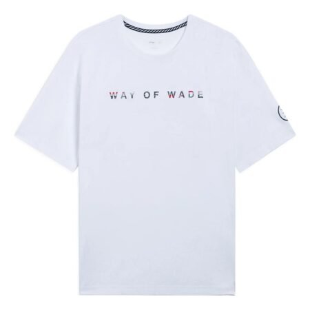 Li-Ning Way Of Wade Code Graphic T-shirt 'White' AHSS437-3
