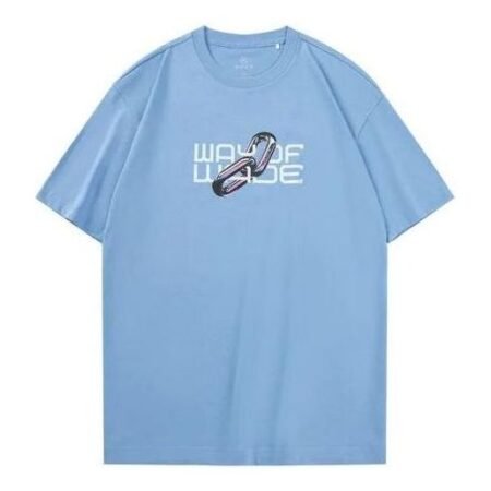 Li-Ning Way Of Wade We Are One Graphic T-shirt 'Blue' AHSS641-3K
