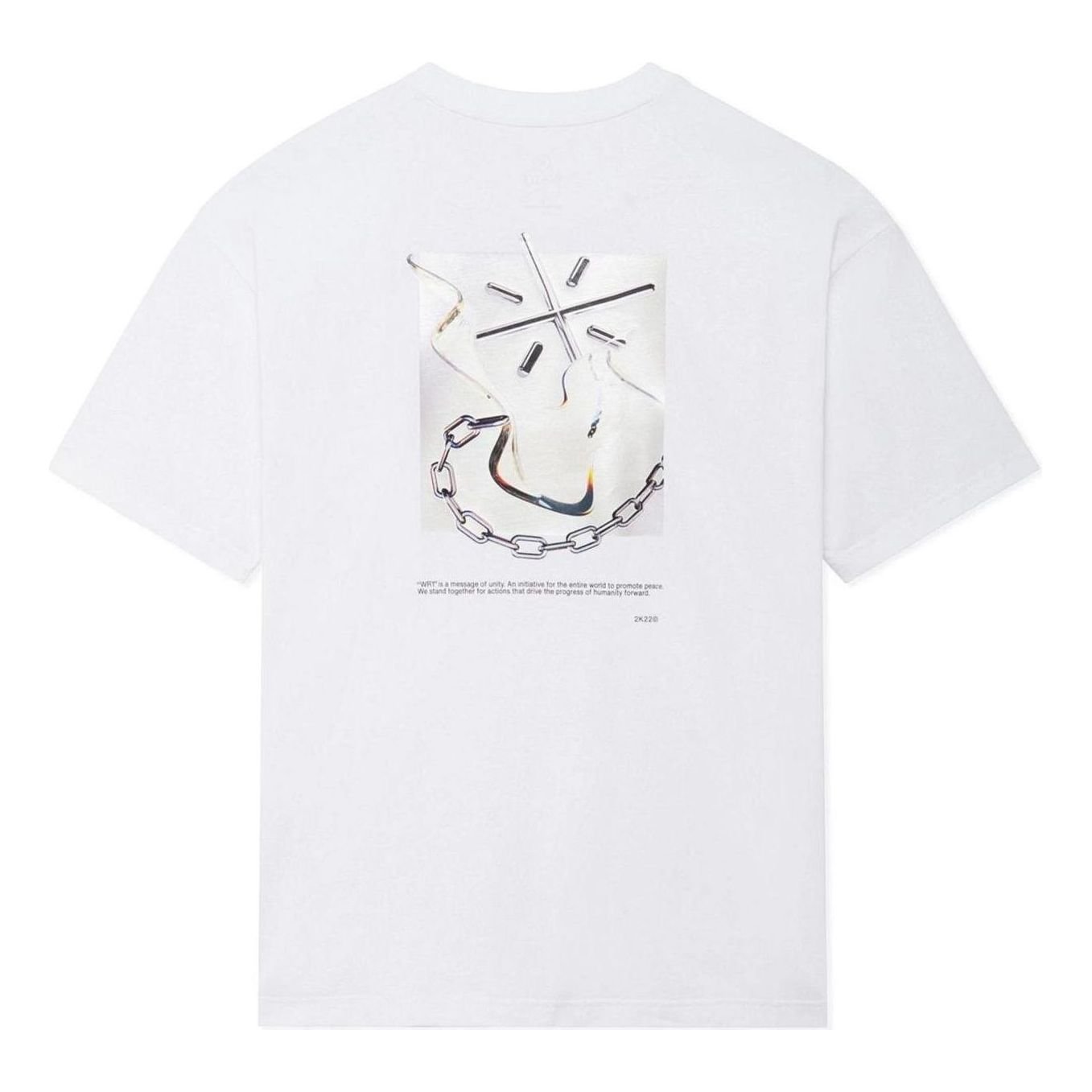 Li-Ning x Glare Way Of Wade Graphic T-shirt 'White' AHSS649-2
