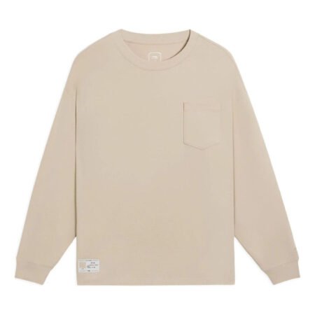 Li-Ning Chinese Color Pocket Long Sleeve T-shirt 'Light Brown' AHSS751-5
