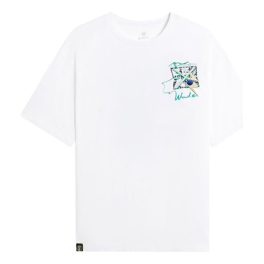 Li-Ning Way Of Wade Graphic T-shirt 'White' AHSSD41-3