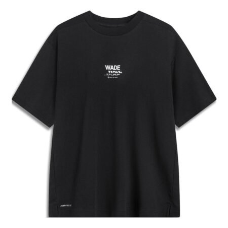 Li-Ning Way Of Wade Graphic T-shirt 'Black' AHST323-1
