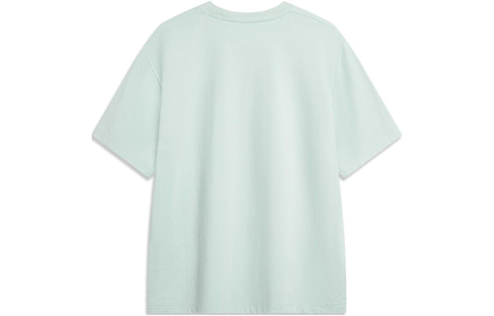 Li-Ning Floral Graphic T-shirt 'Light Green' AHSU315-2 - Image 2