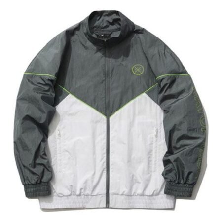 Li-Ning Way Of Wade Logo Sports Jacket 'Grey White' AJDR193-2