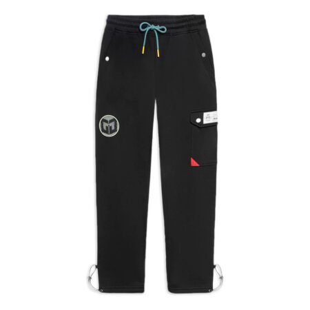 Li-Ning CJ McCollum Graphic Straight Sweatpants 'Black' AKLRF57-2