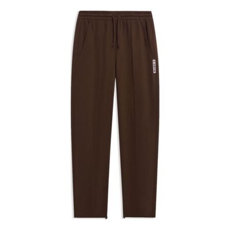 Li-Ning BadFive Graphic Straight Sweatpants 'Brown' AKLT081-4