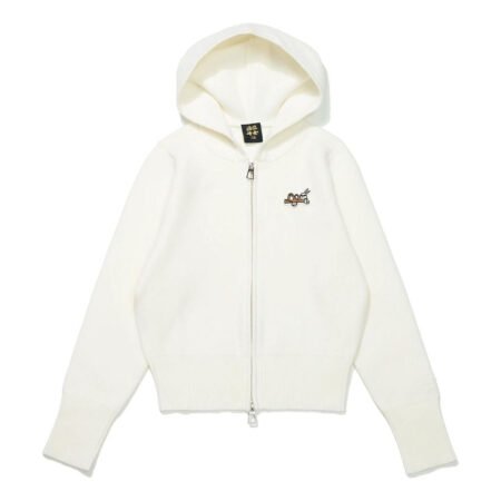(WMNS) Li-Ning Rijindoujin Embroidered Cartoon Hooded Jacket 'Beige' AMBT014-4