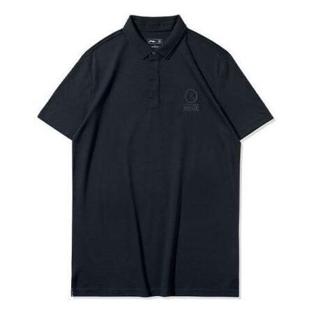 Li-Ning Way Of Wade Graphic Polo Shirt 'Black' APLQ055-1