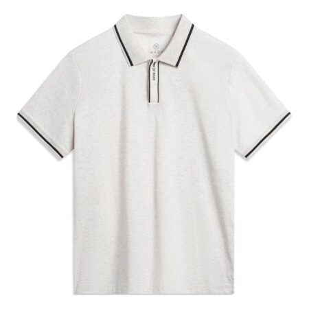 Li-Ning Way Of Wade Graphic Polo Shirt 'Light Grey' APLU109-4