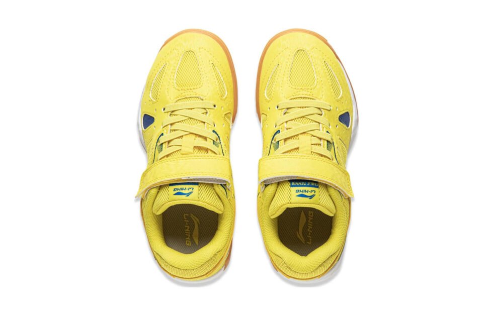 (GS) Li-Ning Originals Table Tennis Shoes 'Yellow White Gum' APTP008-3 - Image 4