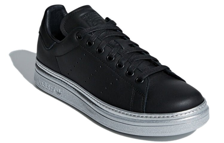 (WMNS) adidas originals Stan Smith New Bold 'Black Gray' AQ1111 - Image 3