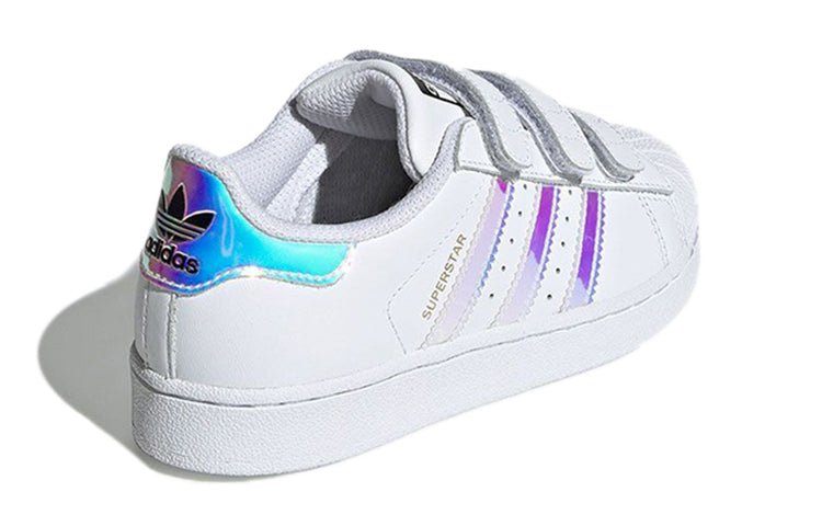 (PS) adidas originals Superstar CF C 'White Blue' AQ6279 - Image 4