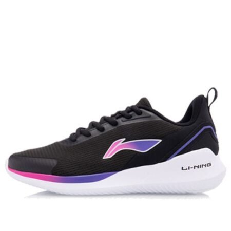 (WMNS) Li-Ning Essential Running Shoes 'Black' ARHQ306-1